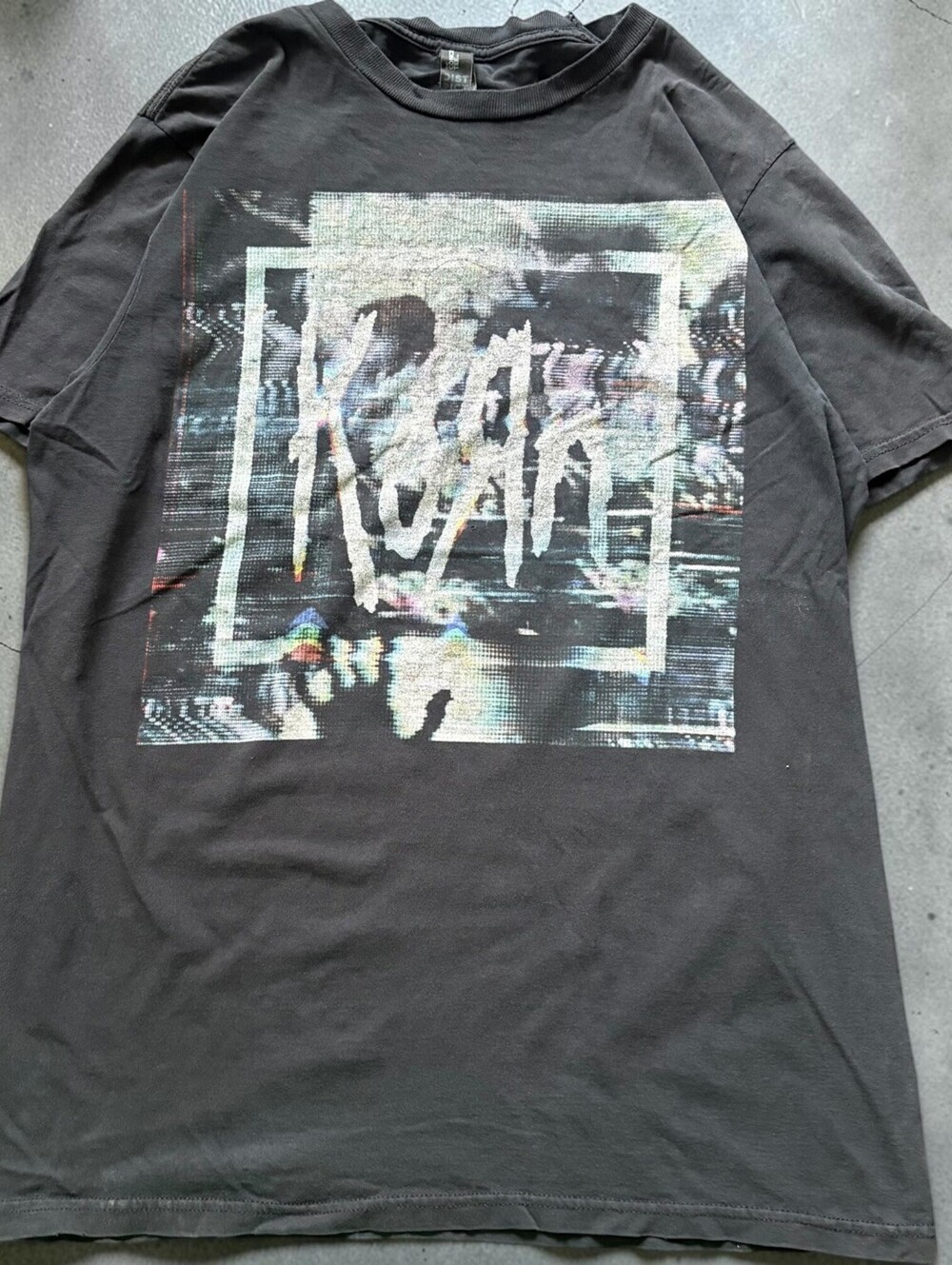 Korn Metal Concert Band Rock Black Large Graphic Tee-Shirt Size Mens Small